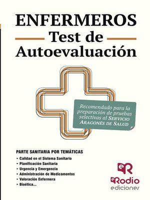 cover image of Enfermeros. Test de Autoevaluación. Servicio Aragonés de Salud